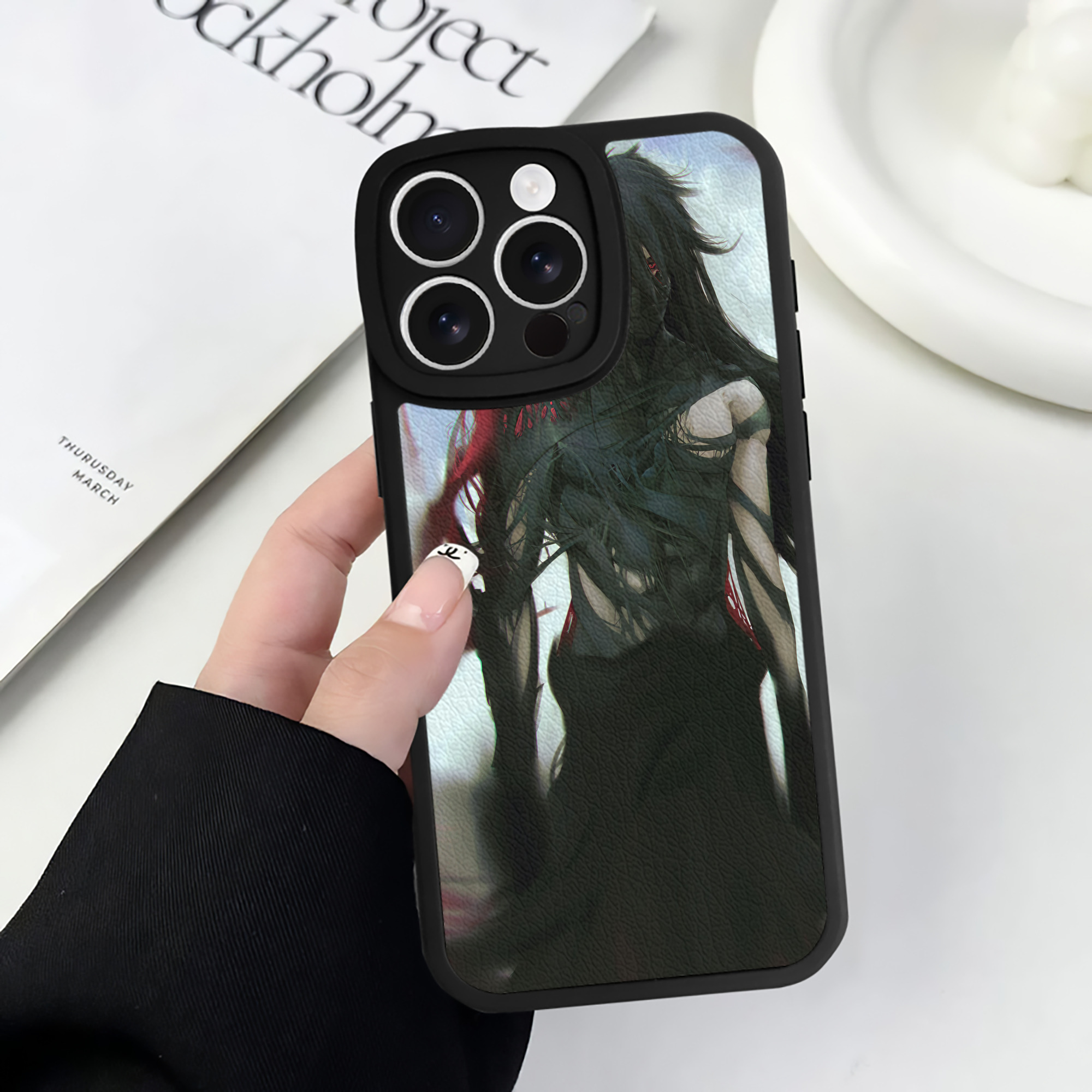 （画像用） ブリーチ BLEACH 【iPhone 16シリーズ対応】シリコンスマホケース（レザー調） 材質：シリコン
